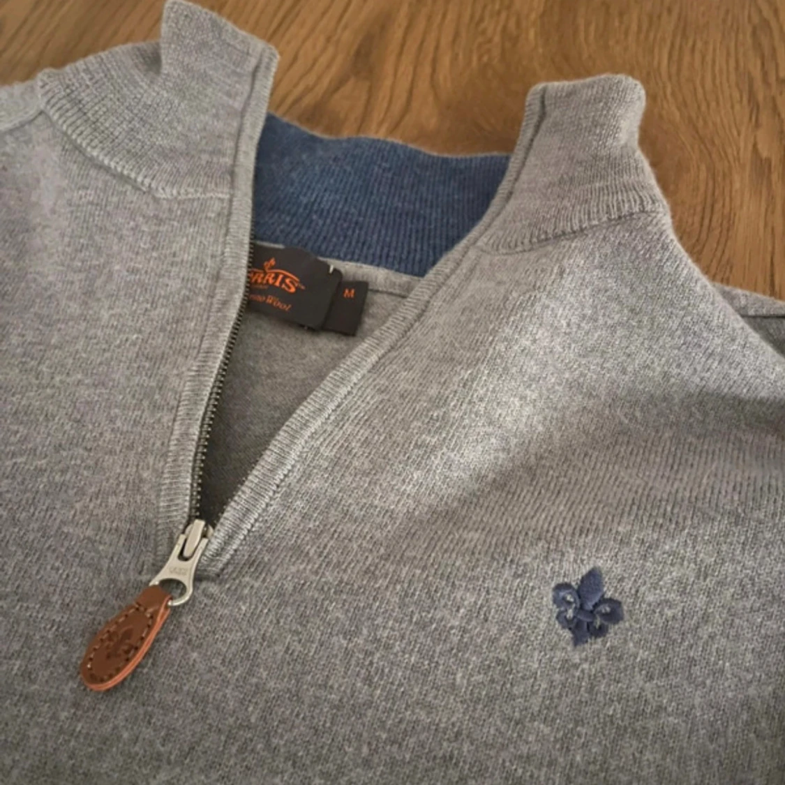 Grå merinoulltröja från Morris - 1