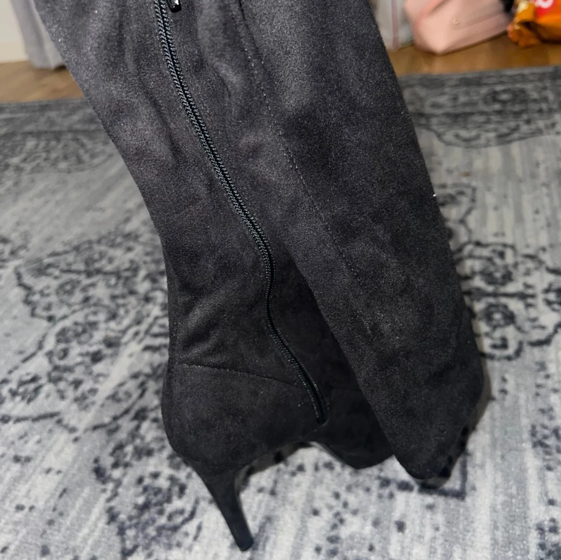 Svarta stövletter med klack - 91