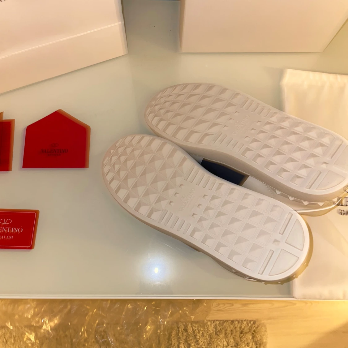 Valentino Garavani Open sneakers vit/svart - 1