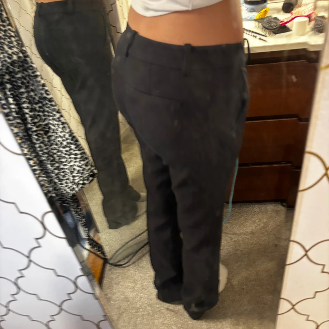 Svarta kostymbyxor från BikBok - 2
