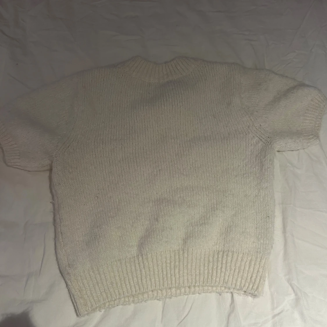 Vit stickad tröja från Gina Tricot - 2