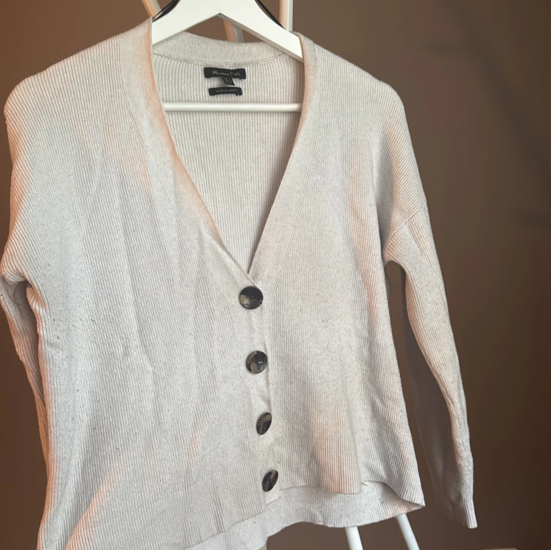 Vit kofta från Massimo Dutti