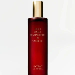 Zara Red Temptation & Vanille - Säljer min Zara red temptation Vanille 50ml då jag köpte fel. Helt oanvänd bara öppnad och kan därmed inte lämna tillbaka. Väldigt mysig höstig doft🩷🍁🍂🍄‍🟫 