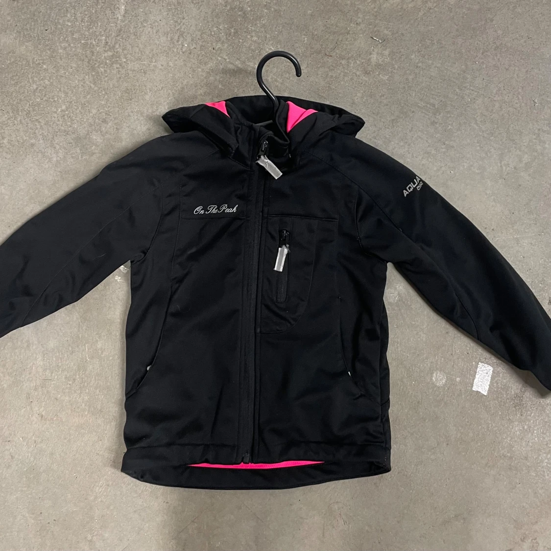 Svart vindjacka On The Peak med huva - 3