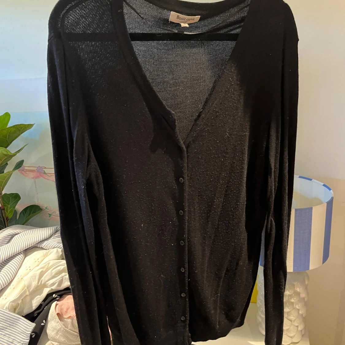 Svart kofta från Basic You, storlek L - 1