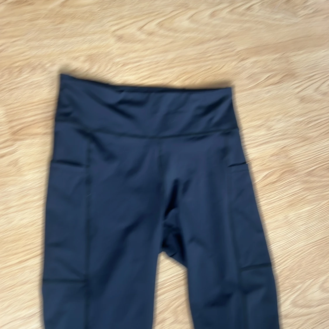 Svarta leggings med fickor - 1