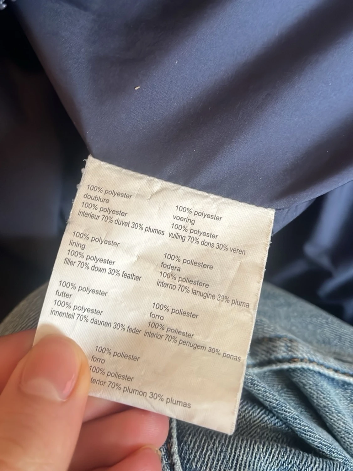 Mörkblå vinterjacka  - 3