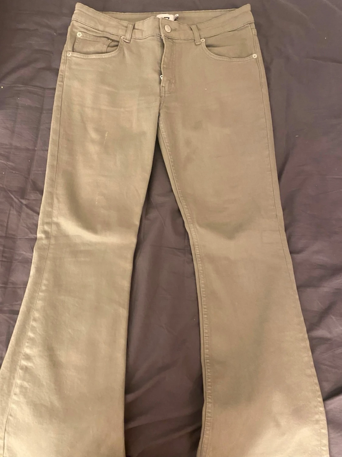 Gröna low boot jeans - 2