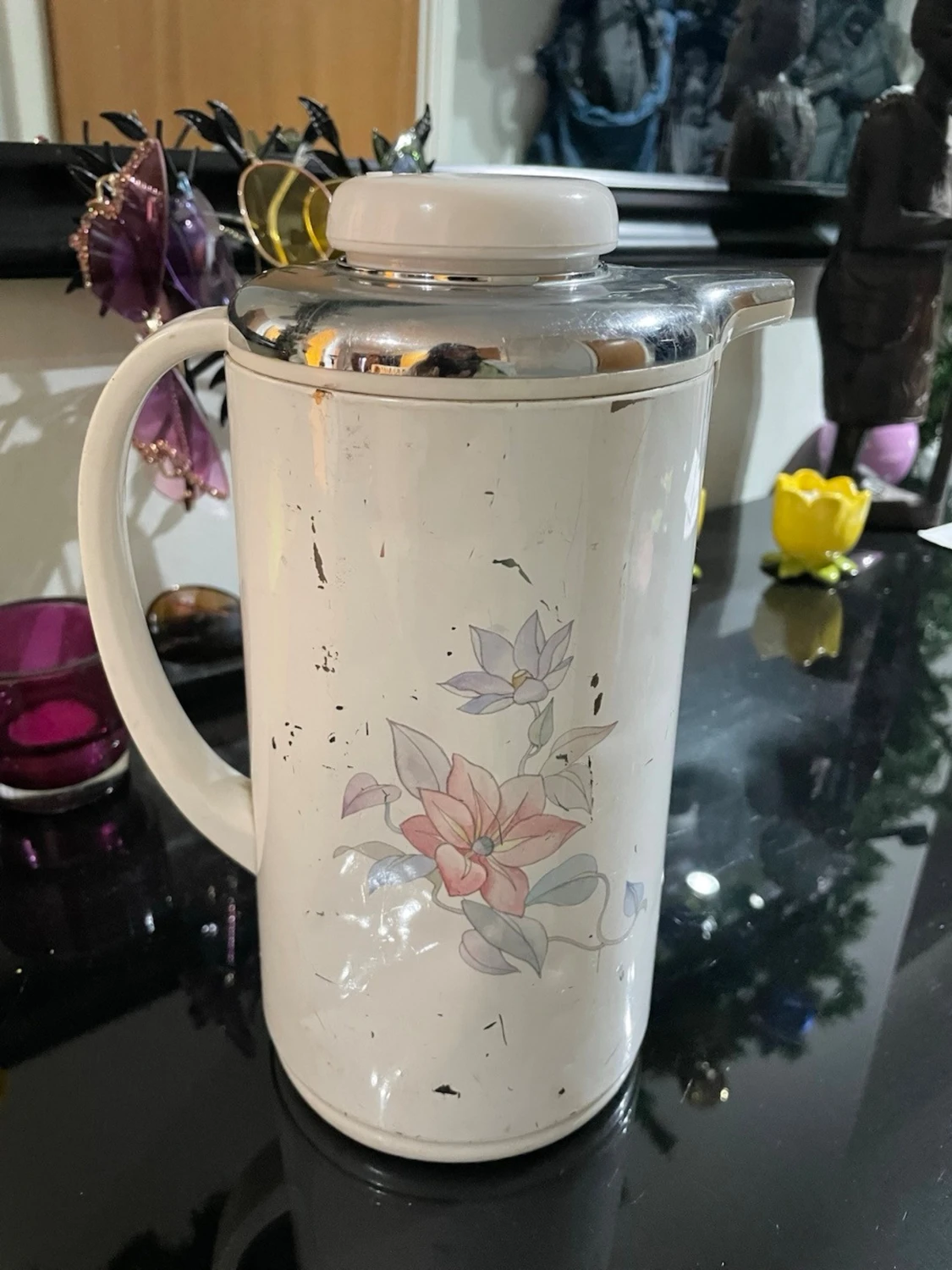 Blommig  Tiger termoskanna  - 1