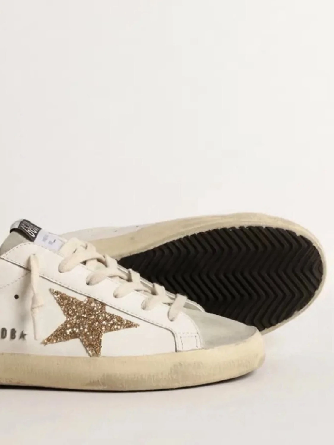 Golden Goose sneakers med glitterstjärna - 1