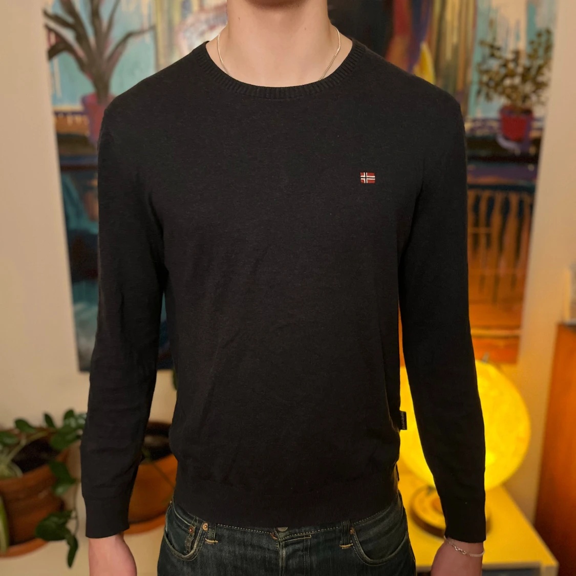 Mörkblå tröja från Napapijri