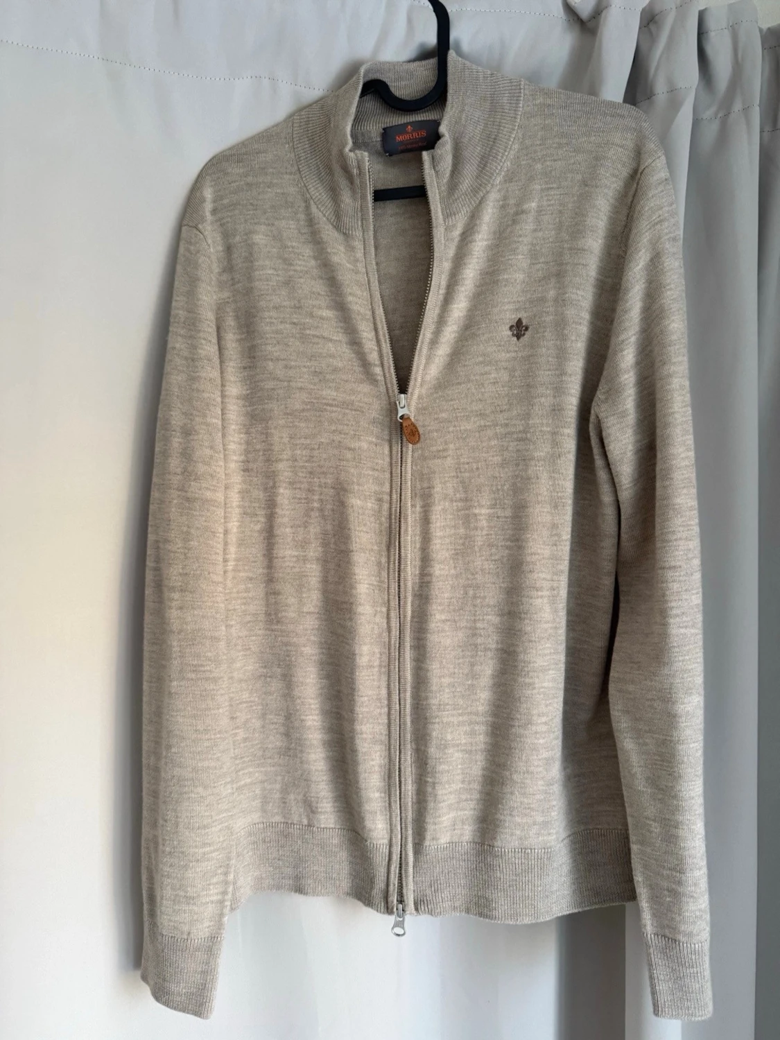 Beige ziptröja från Morris