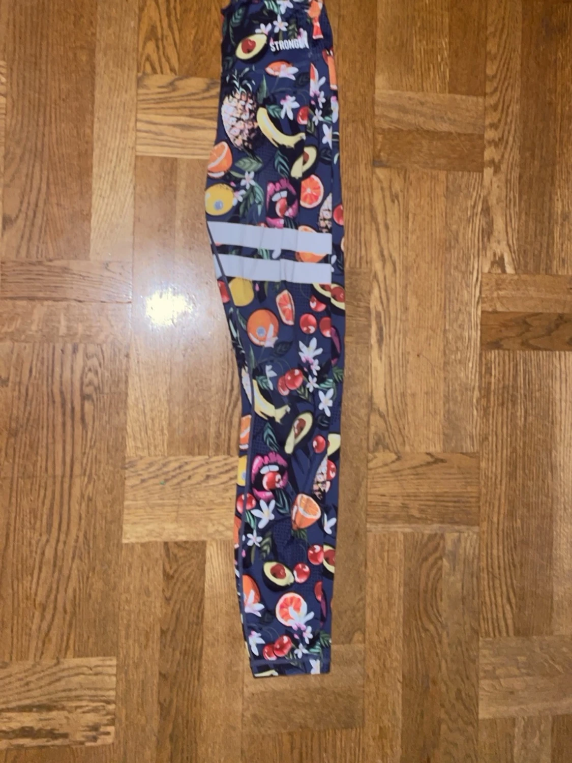 Stronger leggings med fruktmönster - 2