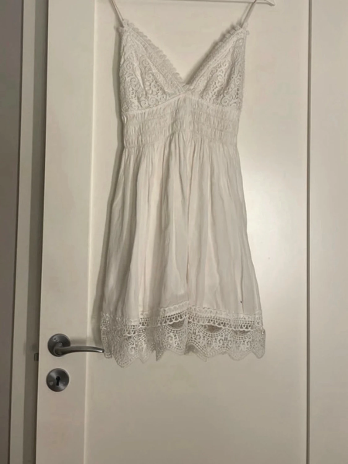 Vit student klänning 