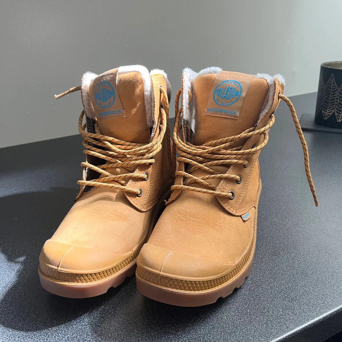 Palladium vinterboots i mocka, strl 41