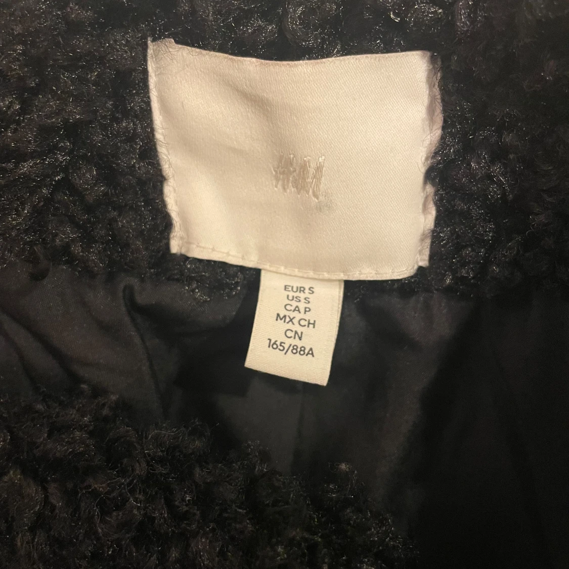Svart teddyjacka från H&M - 4