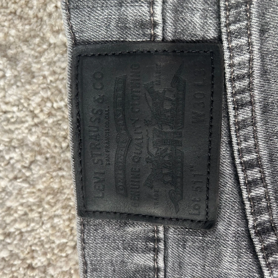 Levi's 511 grå jeans - 2