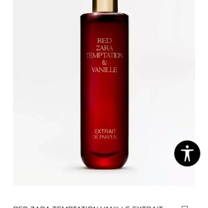 Red Zara Temptation Vanille Parfym - Zara perfym nästan aldrig använd, säljer då jag ångrat mig. Perfekt för dig som vill sticka ut och addera en exklusiv touch till din doft