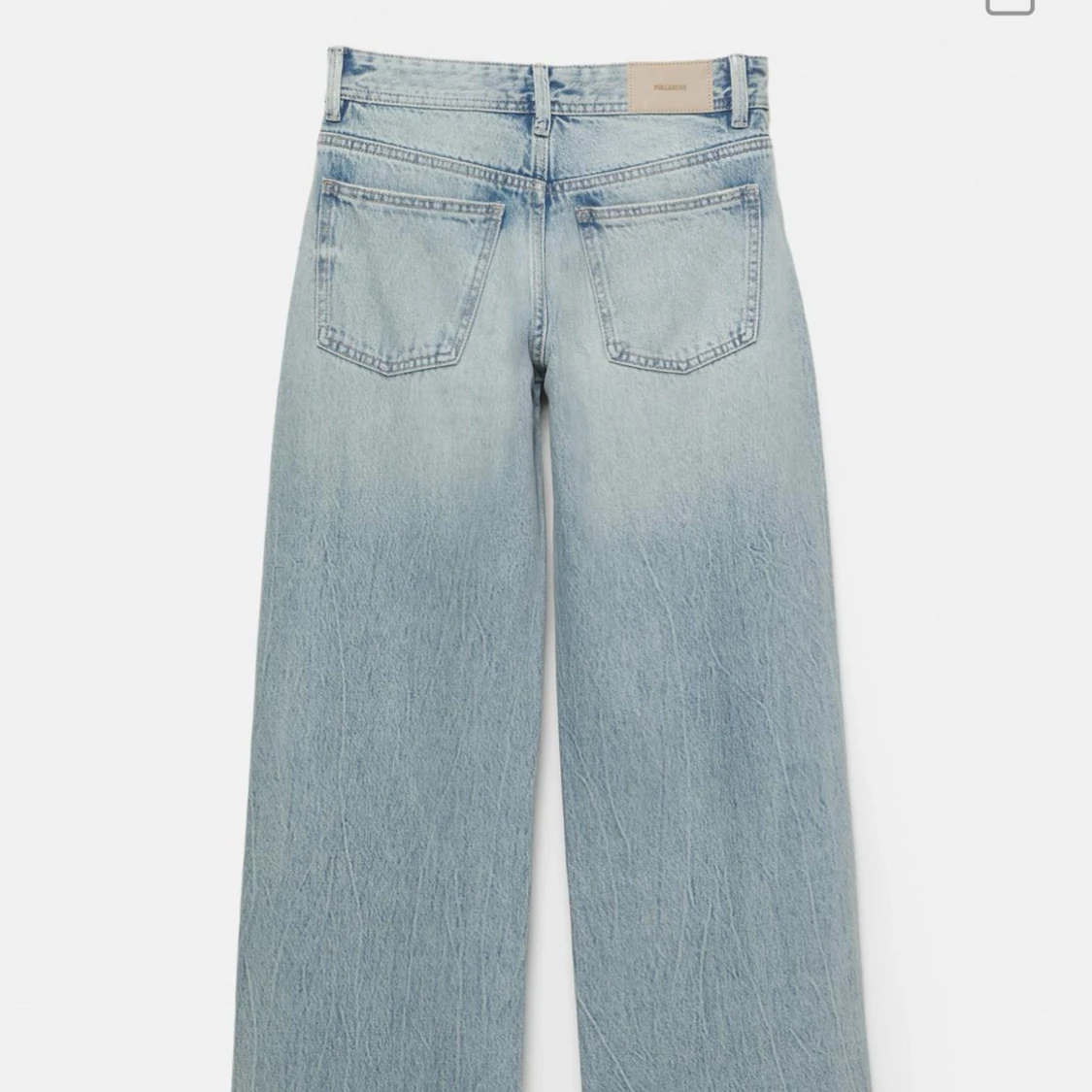 Ljusblå lågmidjade jeans från Pull&Bear - 3