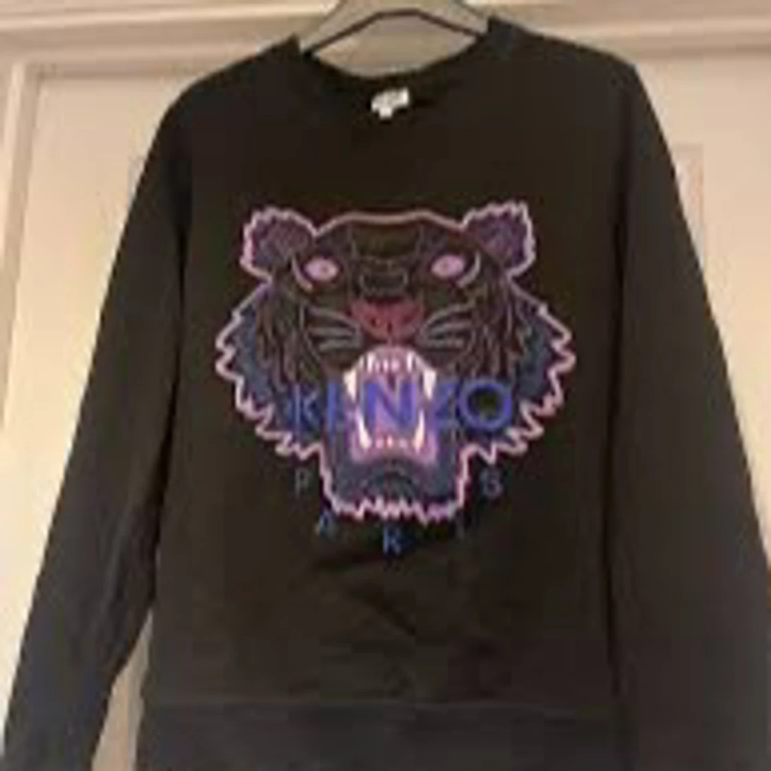 Svart Kenzo sweatshirt med tigertryck - 2