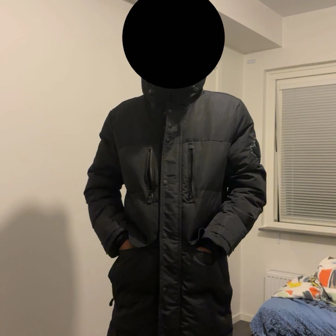 Svart lång dunjacka från Zavetti Canada - 2