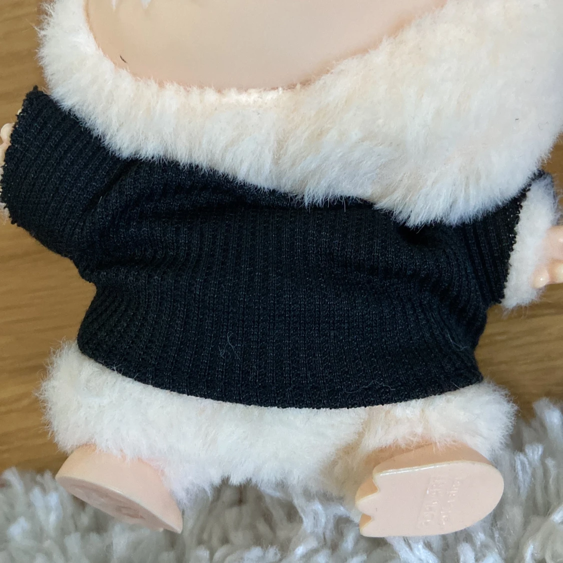 Labubukläder: svart T-shirt & Rosa dress - 2