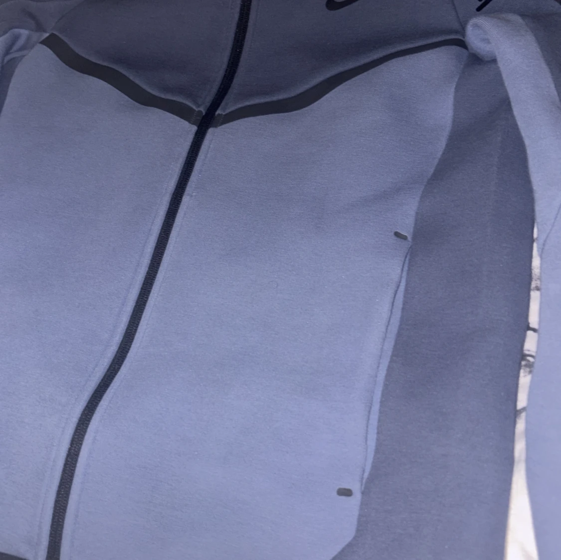 Nike Tech Fleece hoodie blå - 2