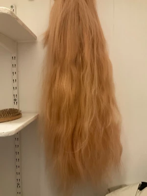 Lång vågig blond peruk cosplay - Säljer en lång, vågig blond peruk perfekt för maskerad eller cosplay. Orignalt köpt för power 