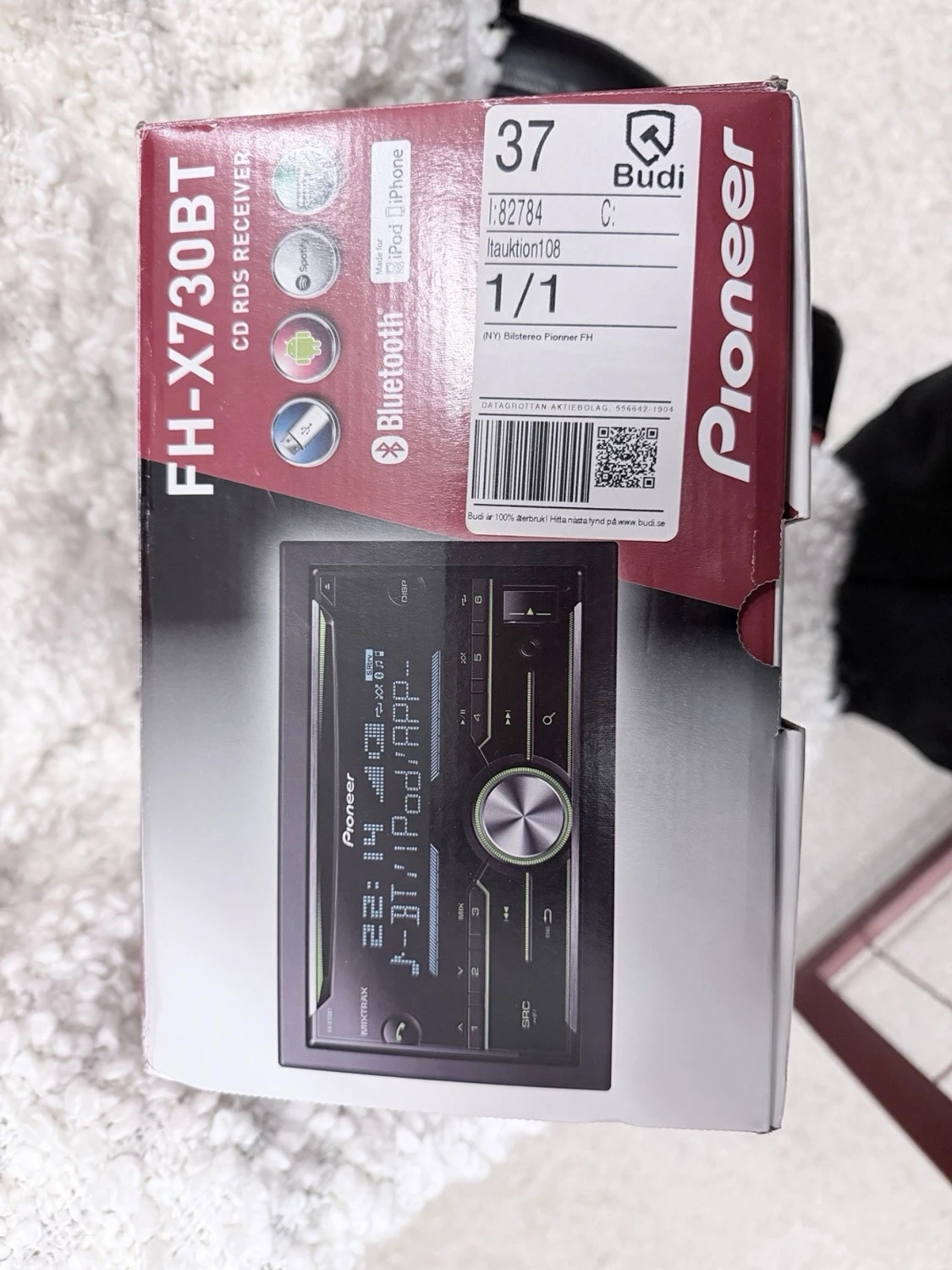 Pioneer FH-X730BT bilstereo med Bluetooth