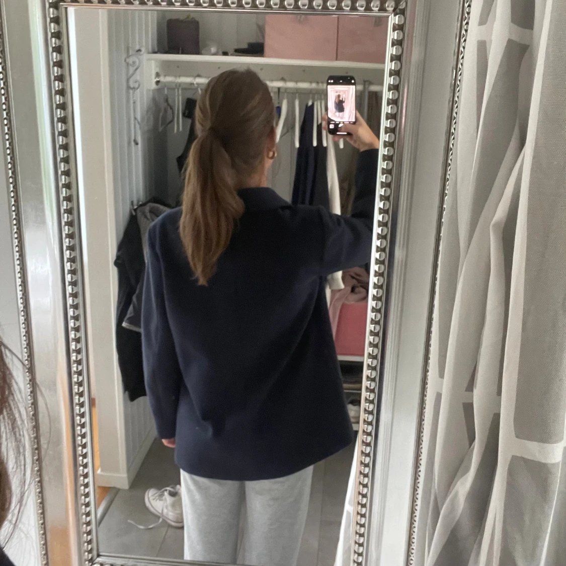 Mörkblå kavajjacka - 3