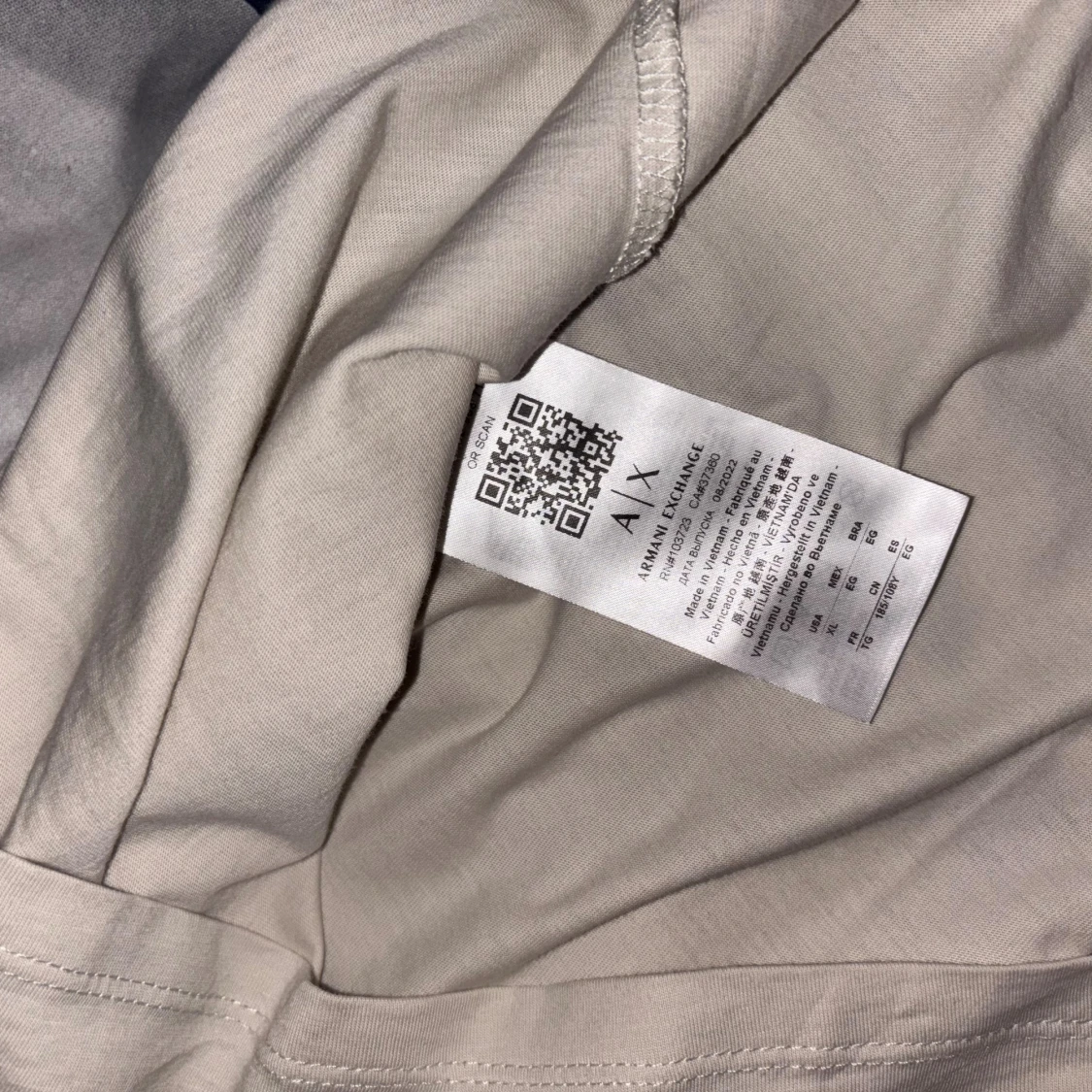 Beige Armani Exchange t-shirt XL - 3