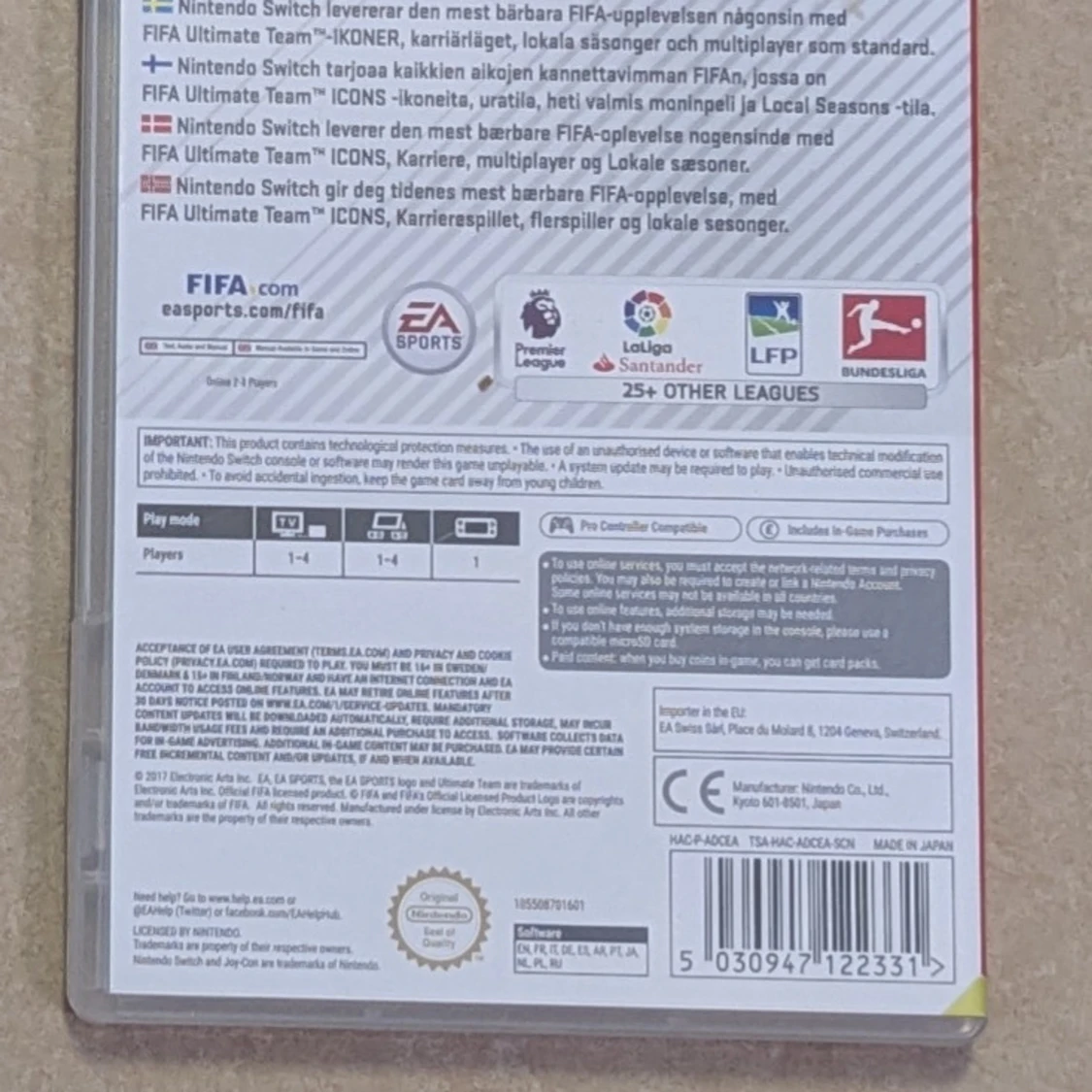 FIFA 18 Nintendo Switch - 3