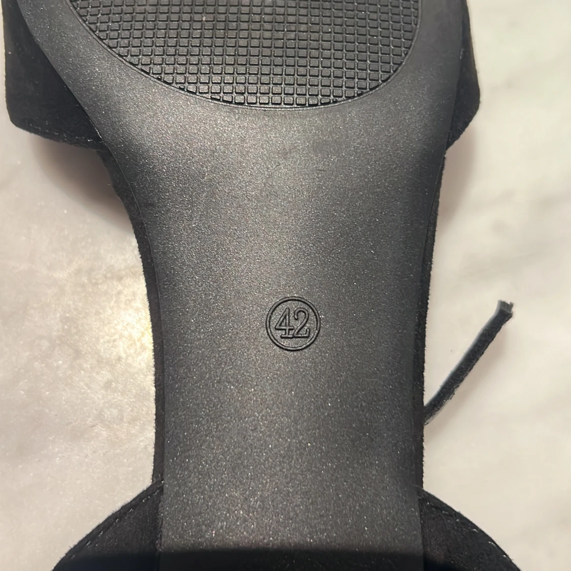 Svarta sandaler med låg klack So All - 4