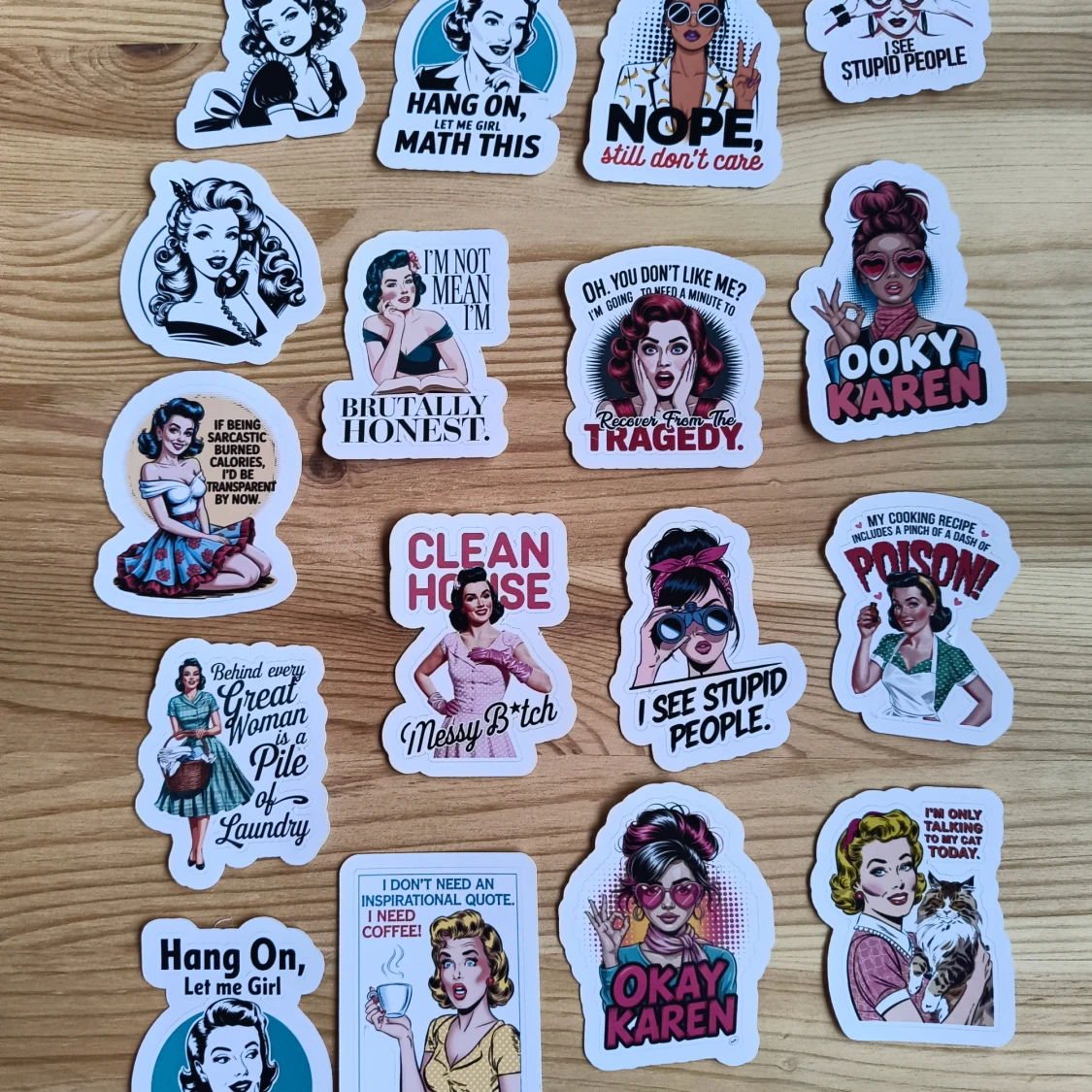 Independent woman Sticker Pack