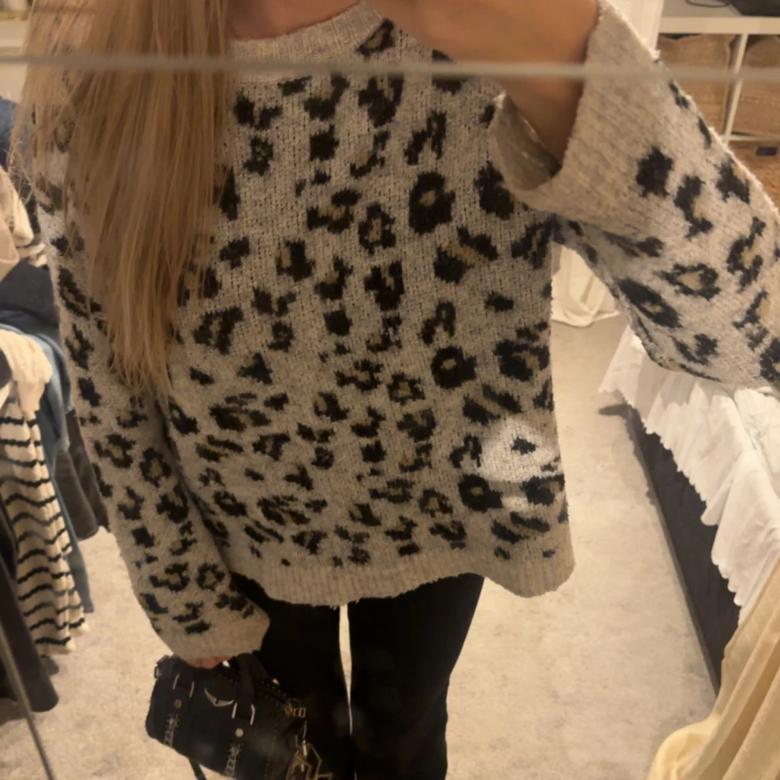 Stckad tröja