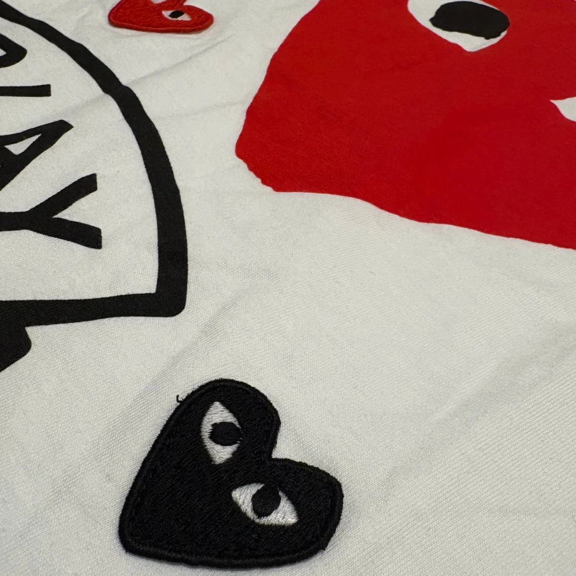 Vit Comme des Garçons Play t-shirt - 1