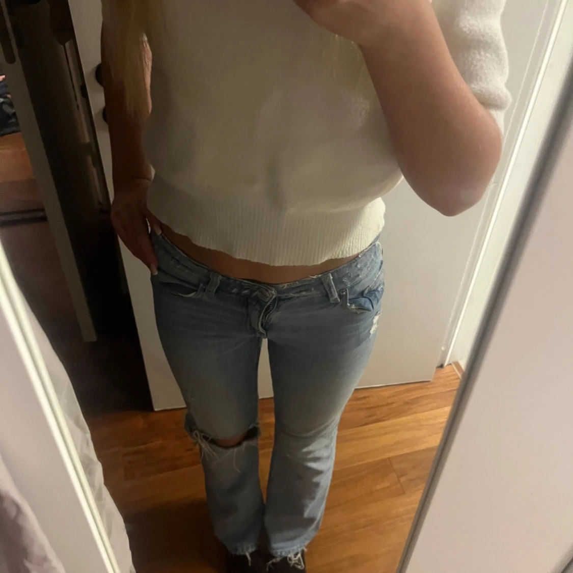 Blå jeans från Gina Tricot