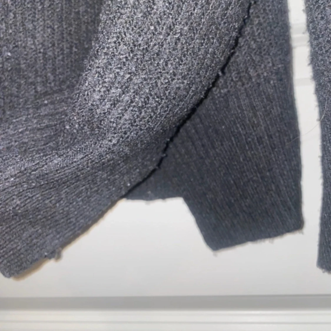 Svart stickad polotröja från 157 - 3