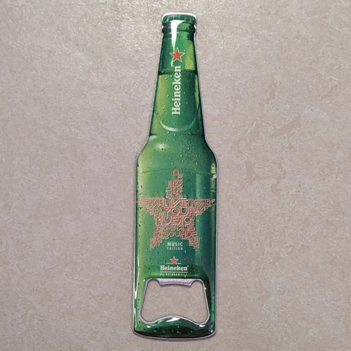 Heineken Music Edition flasköppnare / magnet - 2