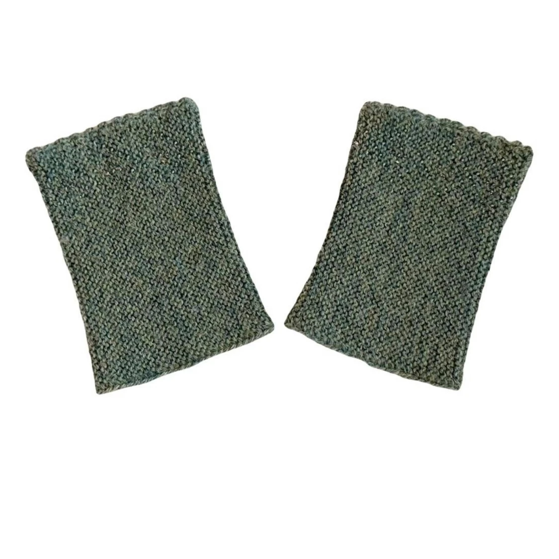 Handmade Knitted 100% Wool Wrist Warmers/Hand Warmers/Fingerless Gloves