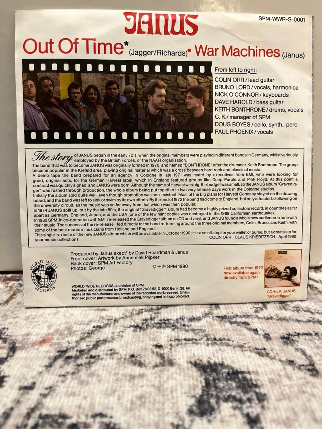 Janus Vinyl, 7", 45 RPM, Single - 1