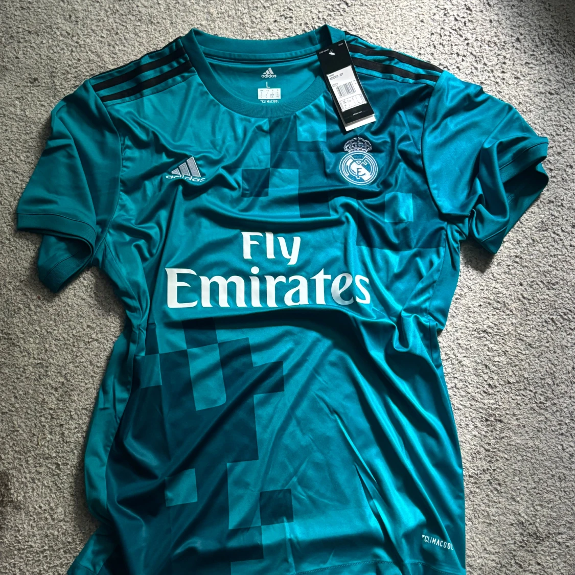 Real Madrid Adidas fotbollströja L