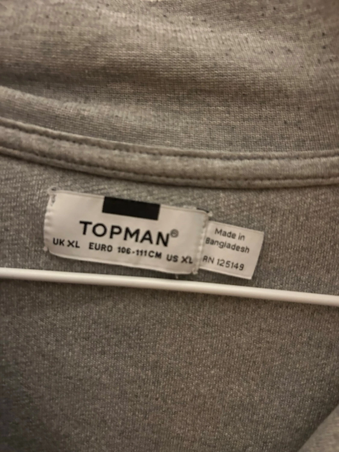 Grå half zip tröja från Topman - 2