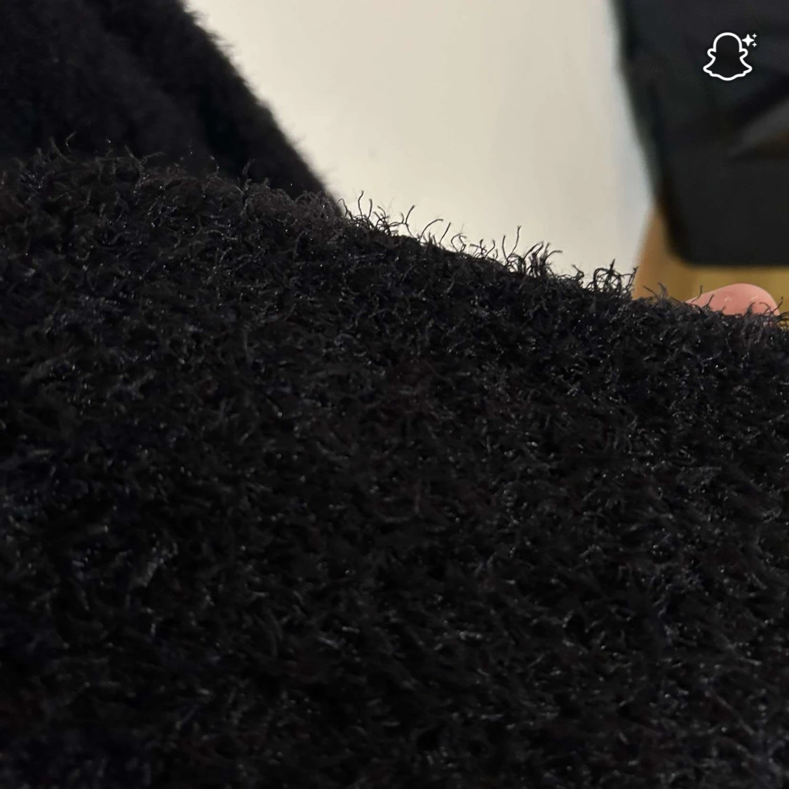 Svart fluffig stickad tröja H&M Divided - 2