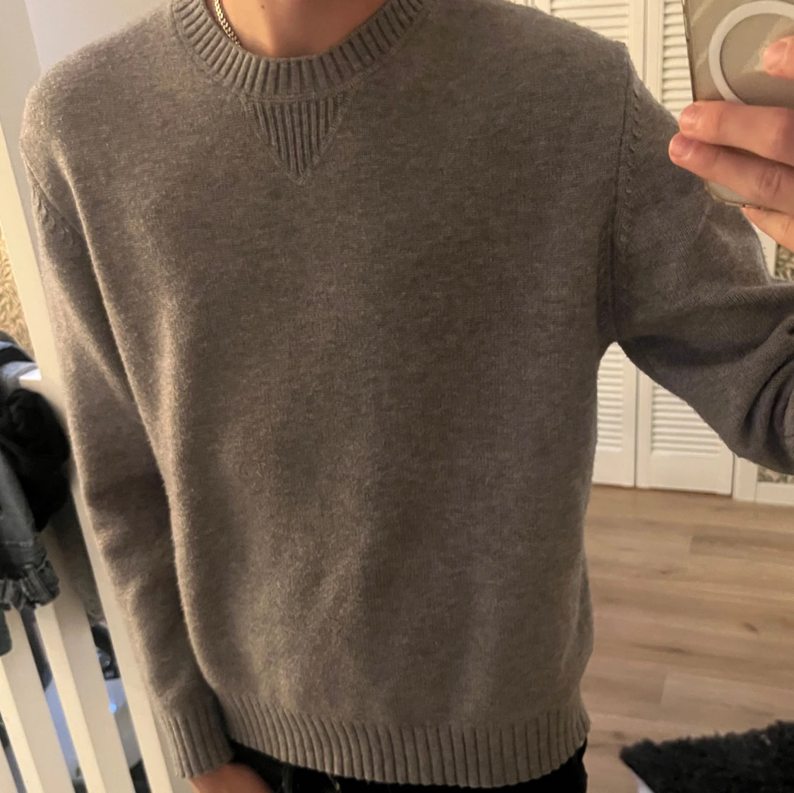 Grå stickad tröja från Replay - 3