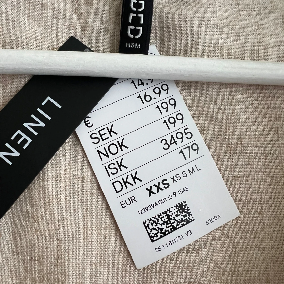 NY H&M linne blus populär, slutsåld - 4