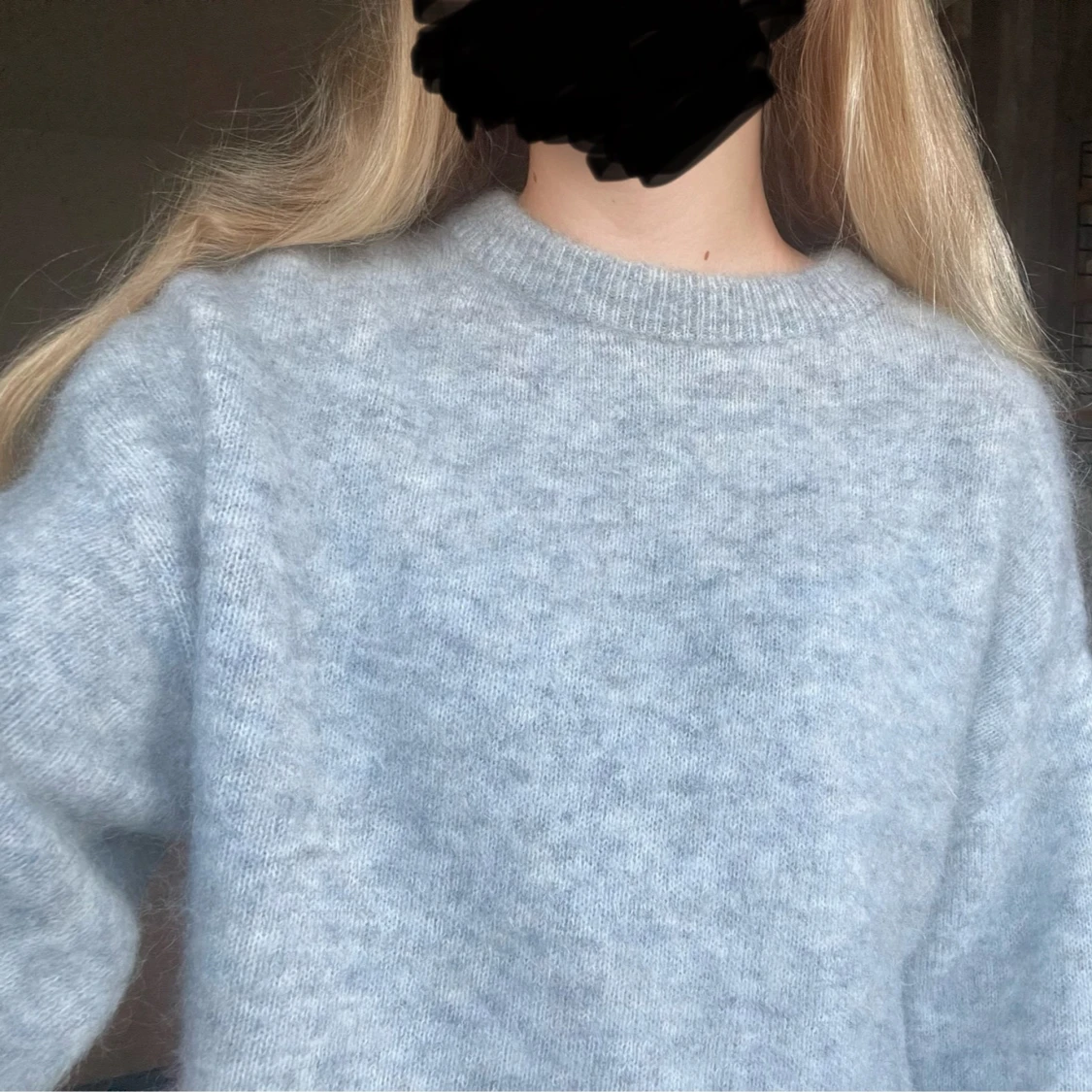 Stickad tröja mohair - 3