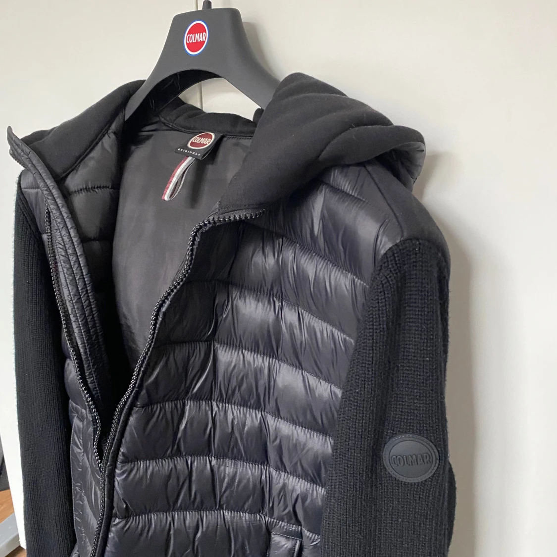 Svart Colmar hybridjacka/cardigan   - 2