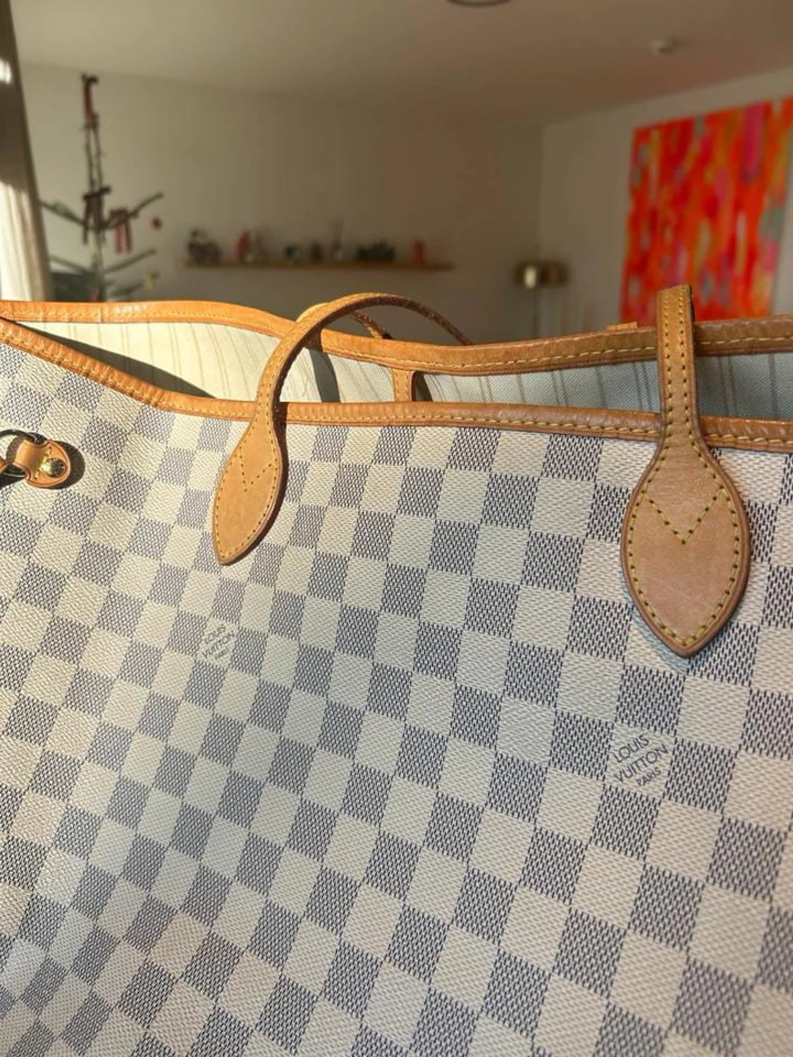 Louis Vuitton Damier Azur handväska - 3
