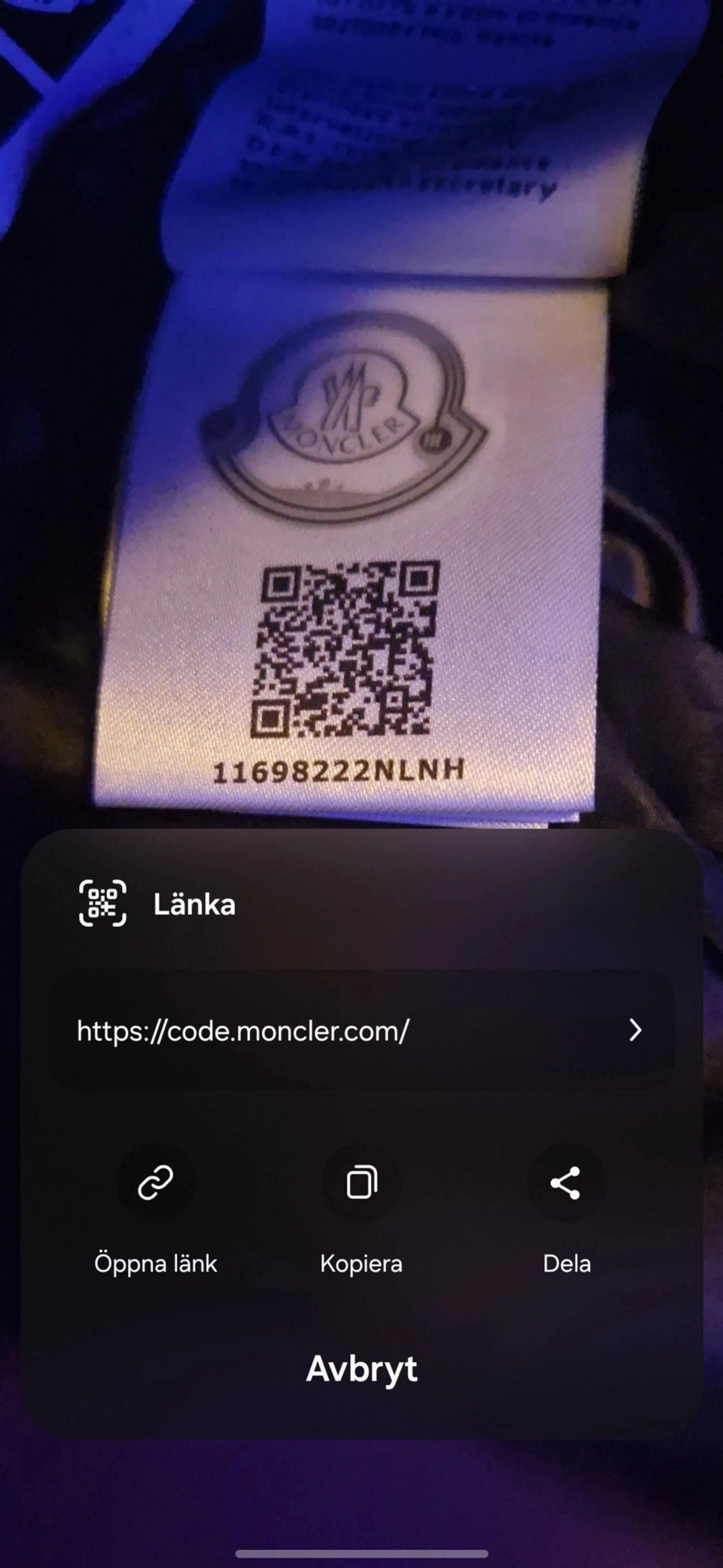 Svart pufferjacka från Moncler - 1